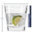 verre à eau - verre bas - 25cl - Vario struttura - transparent - lot 6 - Leonardo