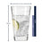 verre à eau - verre apéritif - verre à jus de fruits - verre haut- 28cl - Vario struttura - transparent - lot 6 - Leonardo