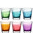 verre à eau - verre bas - 25cl - Vario struttura couleur - couleur assortie teintée dans la masse - lot 6 - Leonardo