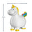tirelire enfant licorne - animal - blanc et multicolore - ceramique - leonardo