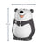 tirelire enfant panda - animal - blanc et noir - ceramique - leonardo