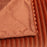 Plaid sultan tout doux - 130x170 cm - polyester - couleur terra - cades design - Amadeus