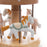 boite à musique enfant - carrousel oiseau - blanc multicolore - bois mdf - cades design - amadeus enfant