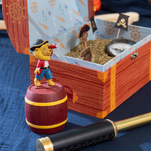 tirelire enfant pirate balthazar - marron - polyrésine - cades design - amadeus les petits