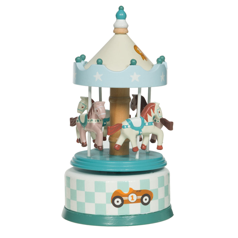 boite à musique enfant - carrousel - rally voiture - pastel multicolore - bois mdf - cades design - amadeus enfant