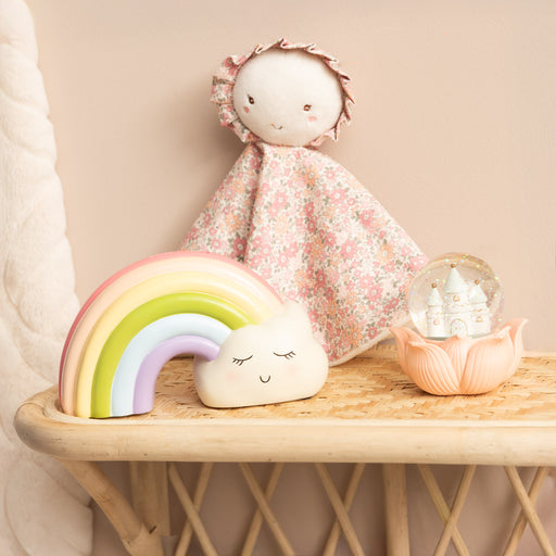 tirelire enfant arc en ciel - couleur assortie pastel - polyrésine - cades design - amadeus les petits