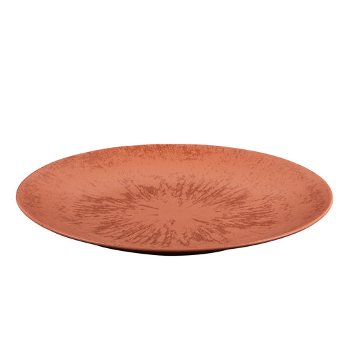 assiette plate en grès - onyx - terra - 27 cm - Table Passion