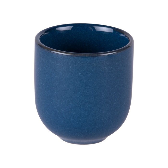 gobelet tasse à café - bollo - bleu - grès - brillant - 15cl - table Passion