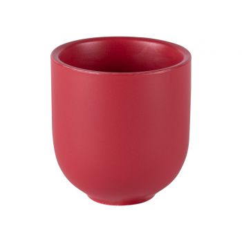 gobelet tasse à café - uno - rouge - grès - mat - 15cl - table Passion