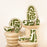 saladier LULLI 26 cm - grès - fond blanc et motif vert - table passion