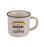 mug porcelaine - zinc - thé café -35 cl - liseré jaune - écriture noire- Table passion