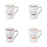 mug thé infusion - motif chat - 35 cl - coffret 4 mugs - Table Passion