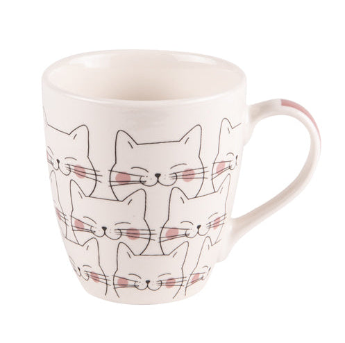 mug café thé - motif cat - 23cl - porcelaine - Table Passion