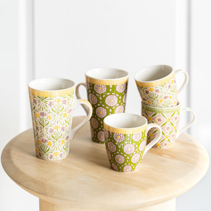 TASSE porcelaine - collection chester - mulitcolore - Table Passion