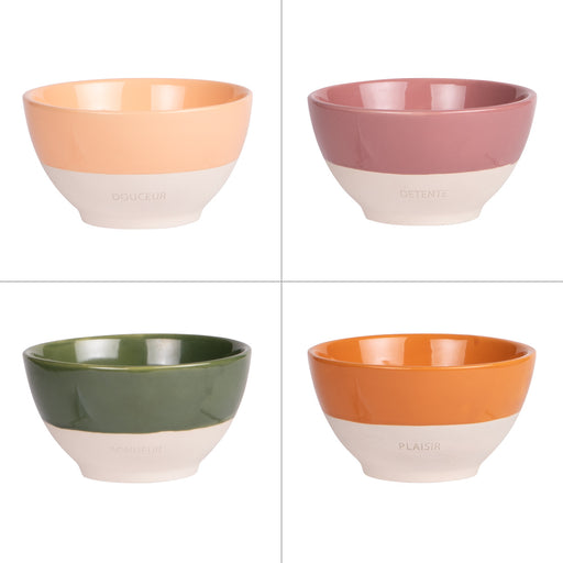 bol en porcelaine - collection Hawa - texte et couleur assortis  - Table passion