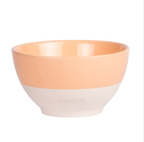 bol en porcelaine - collection Hawa - texte et couleur assortis  - Table passion