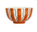bol coupelle rayure madeira - grès - 3 couleurs assorties - beige terra caramel - 35 cl - SEMA DESIGN - COTE TABLE