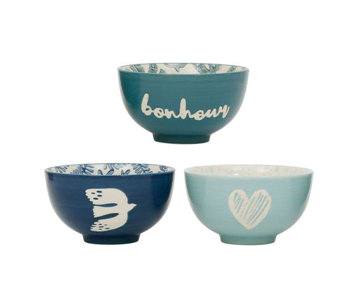 bol coupelle magic blue - grès - décors assortis bleus - 35 cl - SEMA DESIGN