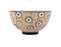 bol coupelle ethnic - grès - 4 décors  assortis - motif géométriques - 35 cl - SEMA DESIGN - COTE TABLE