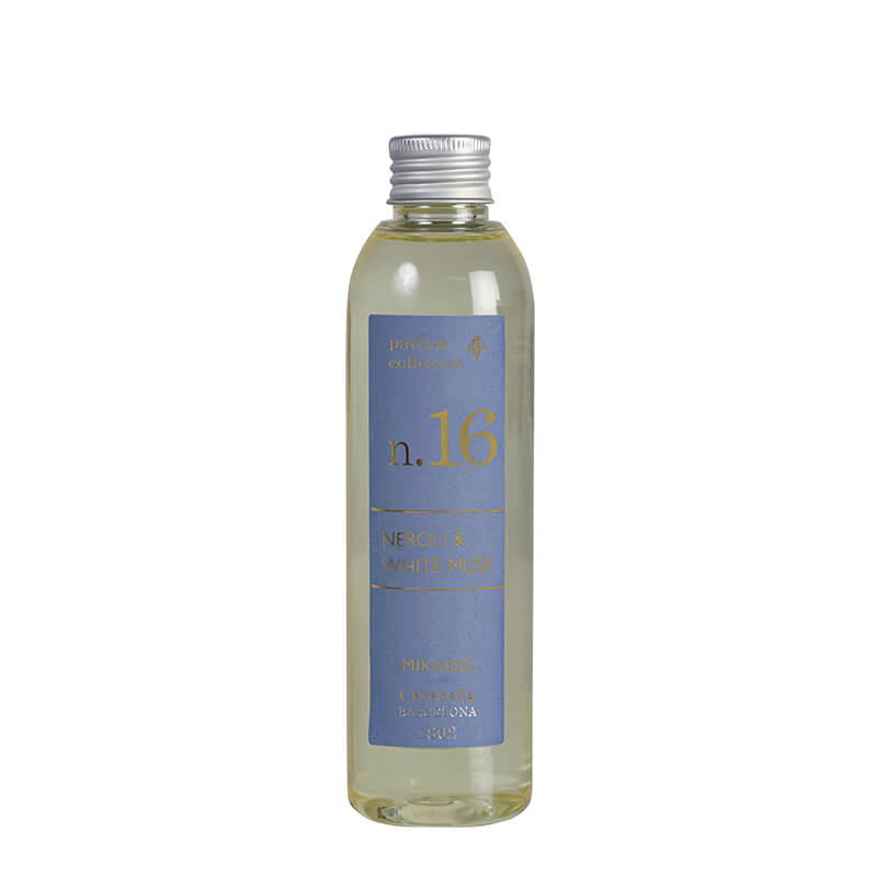 parfum d'intérieur - recharge 200 ml - neroli et white musc - numbers 16 - cerabella