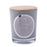 bougie parfumée - coton et lin - pot en verre gris clair - couvercle bois - numbers 18 - cerabella