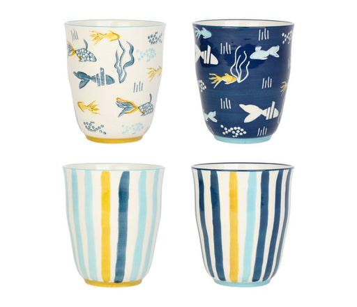 Gobelets été à la mer 30cl (lot de 4)