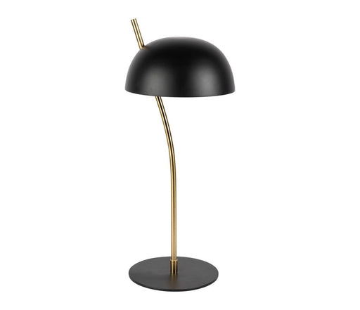 lampe à poser - ardecor - pied et abat jour en métal - noir et doré -  D22XH54CM - SEMA DESIGN