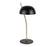 lampe à poser - ardecor - pied et abat jour en métal - noir et doré -  D22XH54CM - SEMA DESIGN
