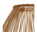 lampe rotin bois - naturel - scandinave - forme ovoide - 32x50 cm  - SEMA DESIGN