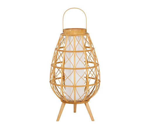 lampe lanterne bois - naturel - scandinave - nature - 32x70 cm  - SEMA DESIGN