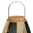 Lampe lanterne poire bambou sur pieds - hauteur 70cm - SEMA DESIGN 