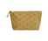 Trousse - trousse de toilette - trousse à maquillage - velours - jaune - forme trapeze - 26x8x17 cm  - SEMA DESIGN