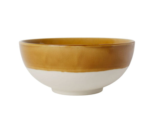 saladier crakel JAUNE - grès - 23cm - SEMA