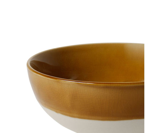 saladier crakel JAUNE - grès - 23cm - SEMA
