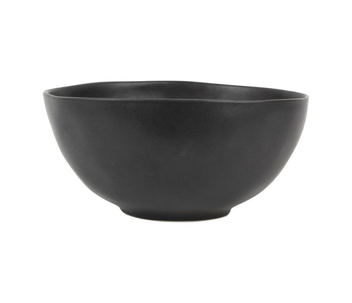 saladier INGRID couleur noire - grès - diamètre 26 cm - SEMA DESIGN - COTE TABLE