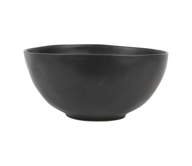 saladier INGRID couleur noire - grès - diamètre 26 cm - SEMA DESIGN - COTE TABLE