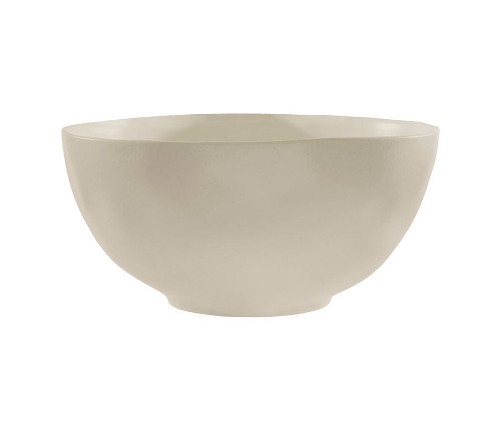 saladier INGRID couleur sable - grès - diamètre 26 cm - SEMA DESIGN - COTE TABLE