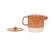 théière cannelé 1 litre - grés - terra - grès - filtre inox - SEMA DESIGN