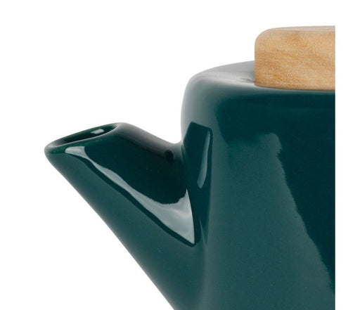 émeraude brillant - couvercle bambou - filtre inox - SEMA DESIGN - COTE TABLE