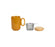 mug tasse tisanière avec filtre inox - grès - moutarde brillant - couvercle bambou - 50 cl - SEMA DESIGN - COTE TABLE