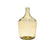 VASE EN VERRE - FORME dame jeanne - jaune ambre - HAUTEUR 30 CM - SEMA DESIGN