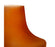 VASE EN VERRE CONTEMPORAIN  - ocre - FINITION MAT - HAUTEUR 17 CM - SEMA DESIGN - coté table