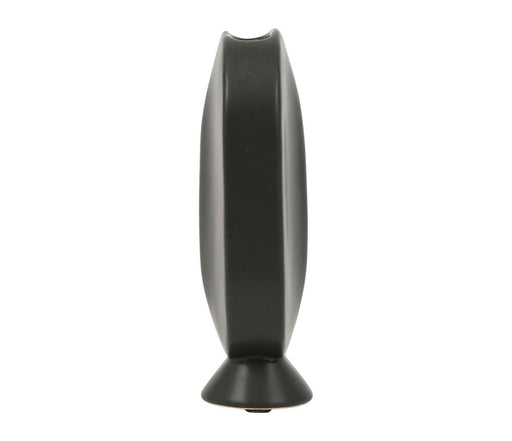 vase face haute noir - soliflore - hauteur 17 cm - grès - SEMA DESIGN