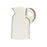 vase lumi contour - forme pichet- blanc et noir - grès - hauteur 24 cm - SEMA DESIGN