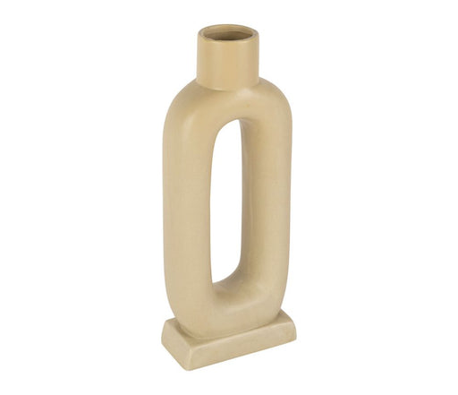 vase en grès dolomite - beige mat - HAUTEUR 32.5 CM - SEMA DESIGN