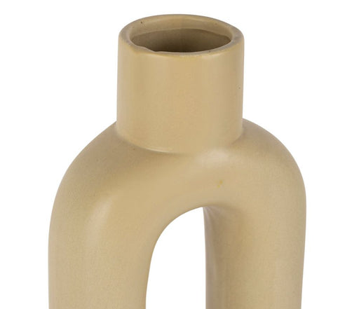 vase en grès dolomite - beige mat - HAUTEUR 32.5 CM - SEMA DESIGN