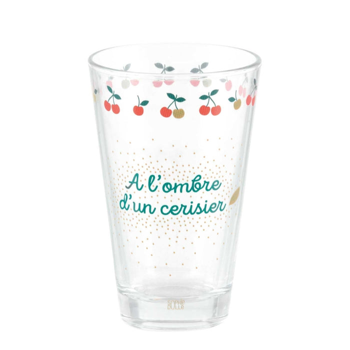 verre à jus de fruit - verre à apéritif - verre à eau - 33cl - cerisier - DLP