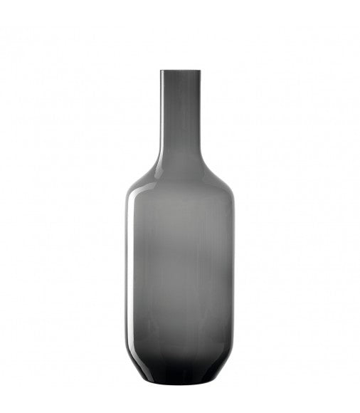 vase en verre gris - milano - taille 50 cm - LEONARDO