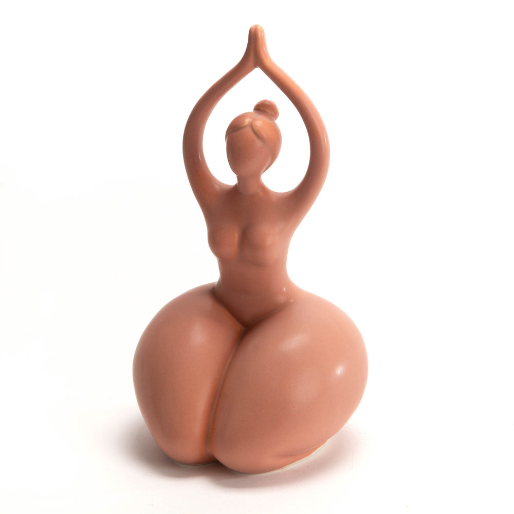 statue femme - céramique - terracotta - h23 cm - cades design - amadeus korb
