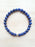 Bracelet de pierres véritables de Lapis Lazuli - 6 mm - Chakra Frontal - Bleu indigo